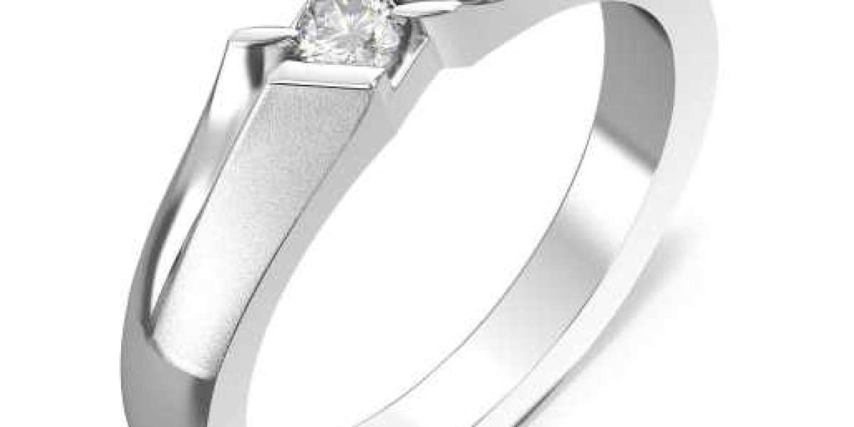 White platinum ring