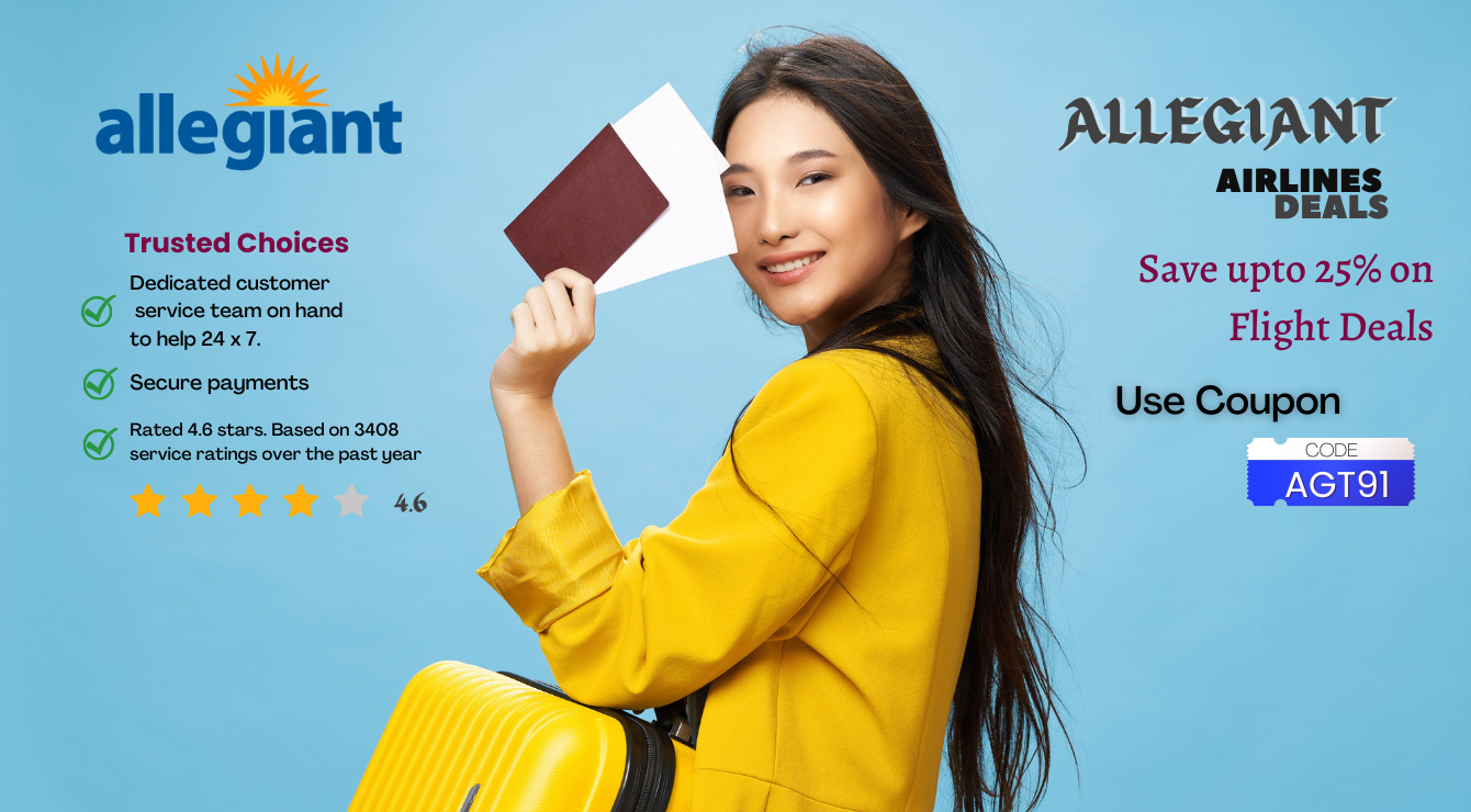 Allegiant Airlines | Book & Get 70%OFF on flight with Allegiant Air