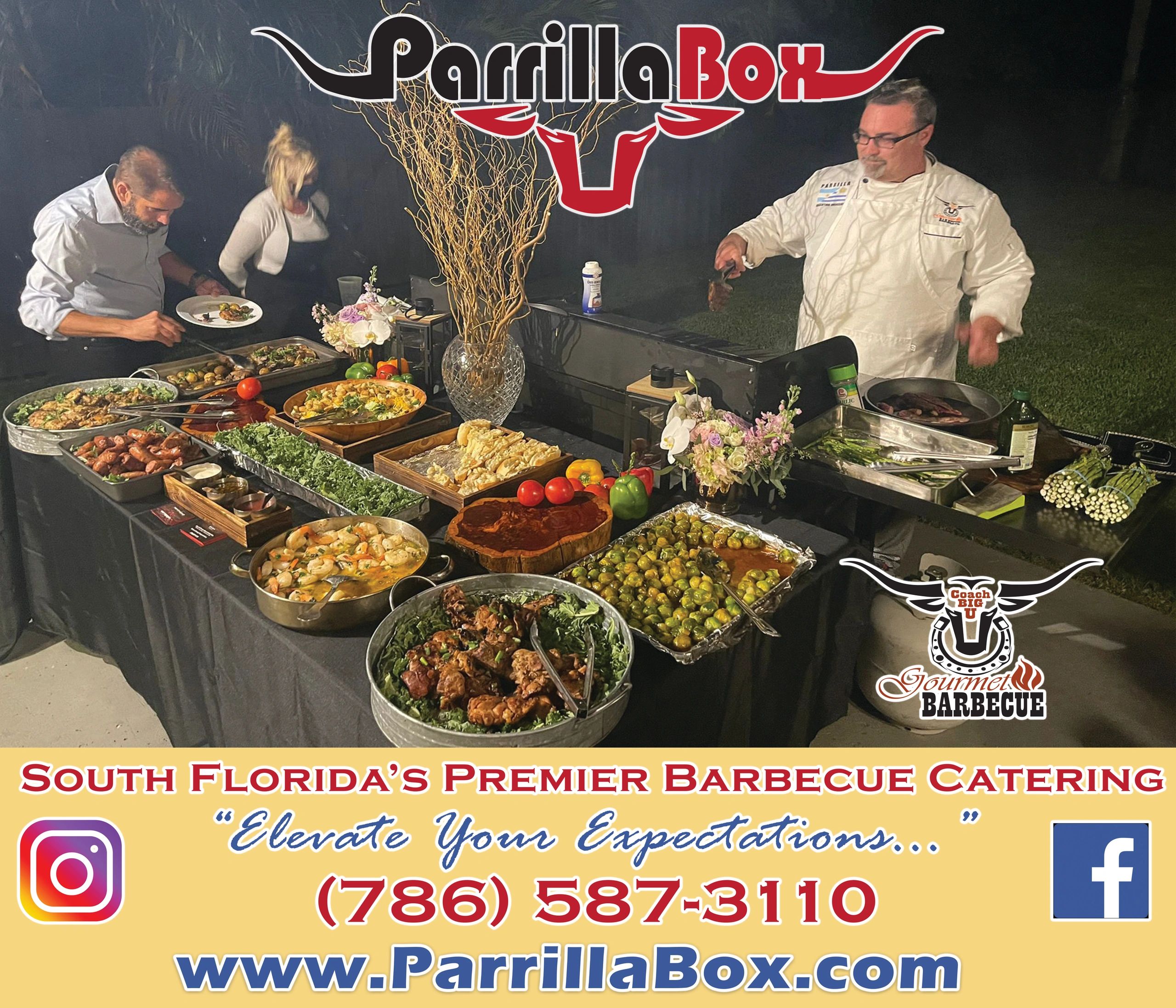 Barbecue Rental Services For Parties | BBQ Catering Services in Miami