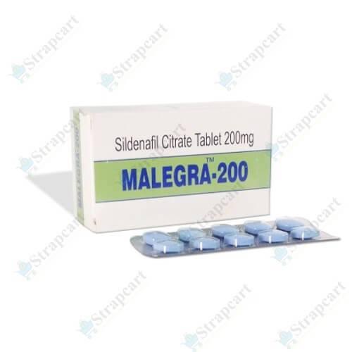 Malegra  (Sildenafil Citrate 200 Mg) Tablets: Start $1.15 | Fast Shipping