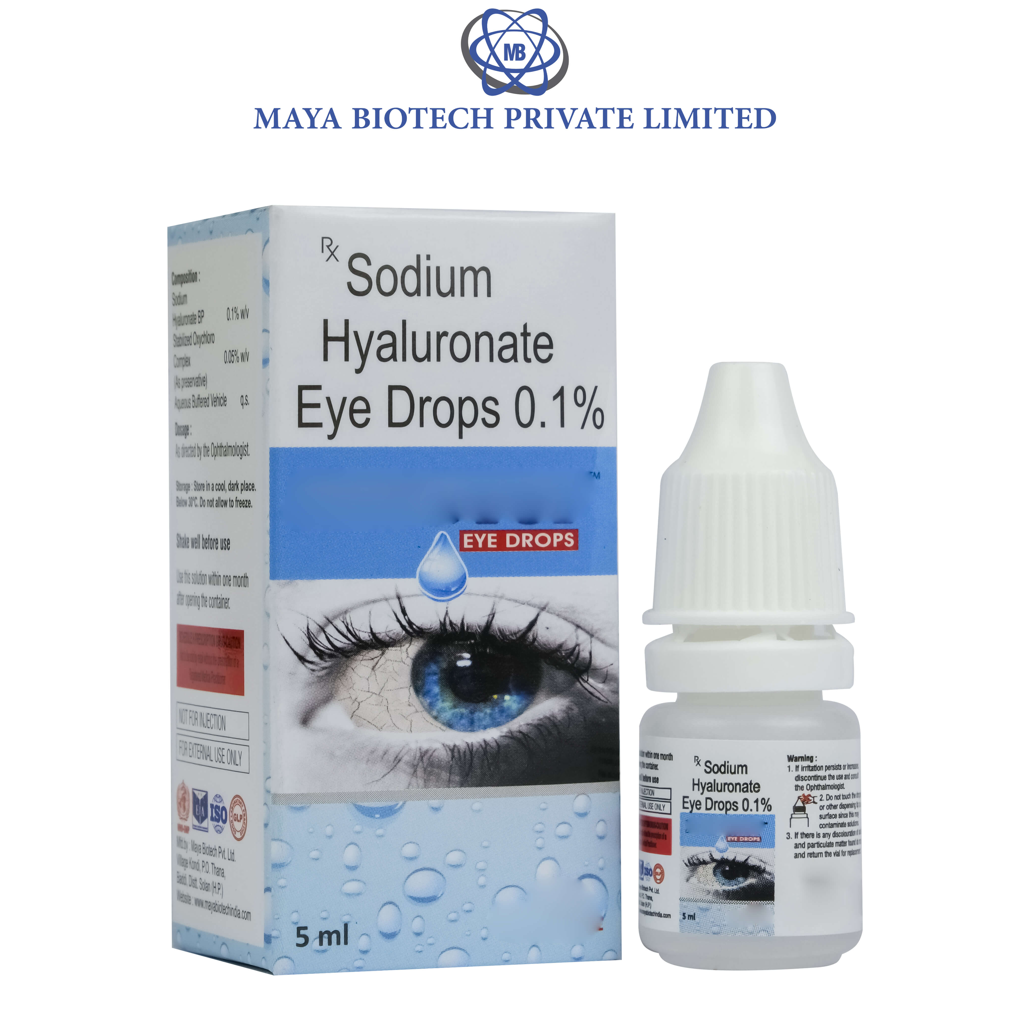 mayabiotechindia -     Sodium Hyaluronate Eye Drops