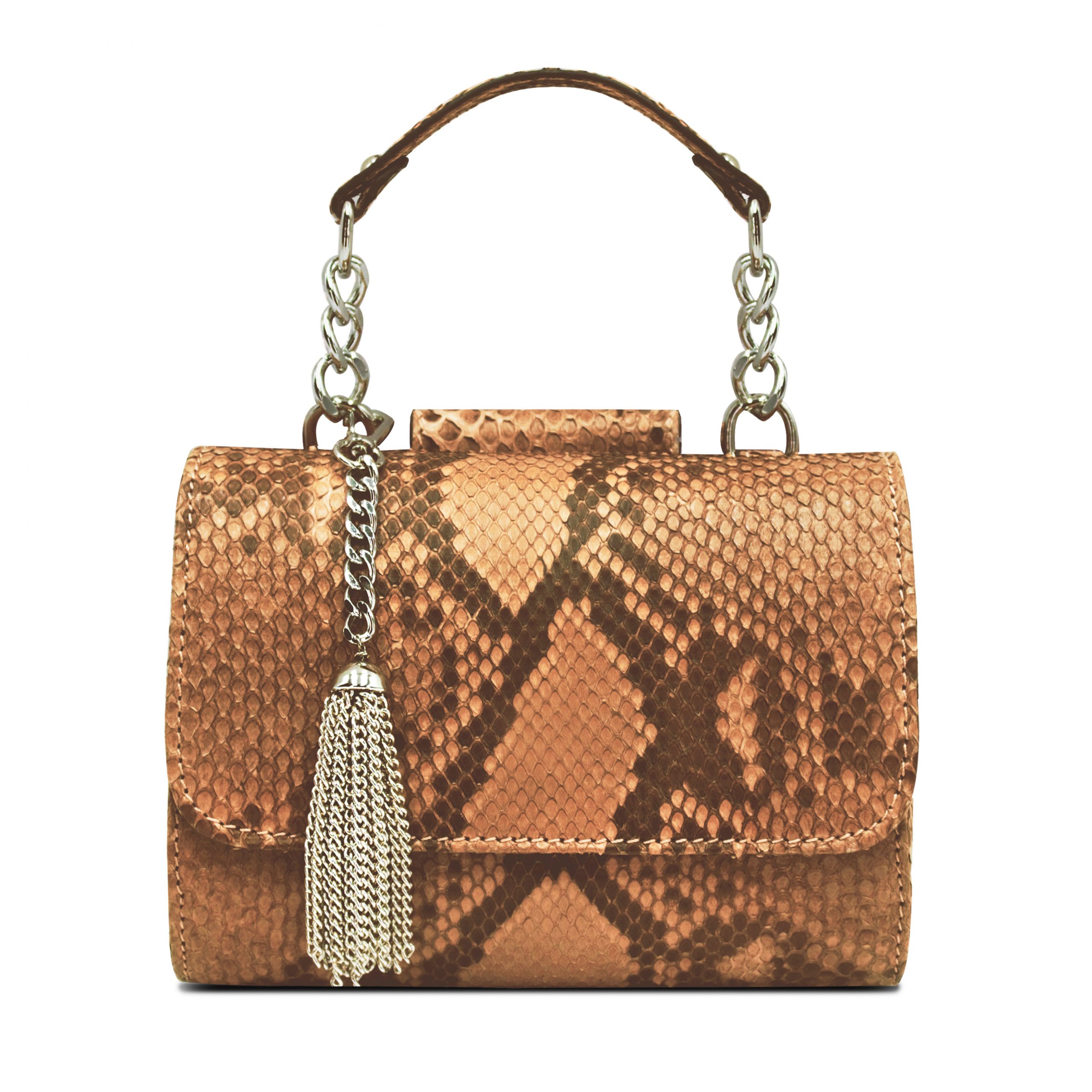 Made in Italy Python Bag | Minime Pitone Naturale | Selenanei