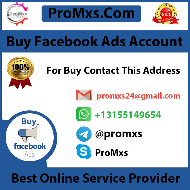 Buy Facebook Ads Account From ProMxs Best Market Place UK