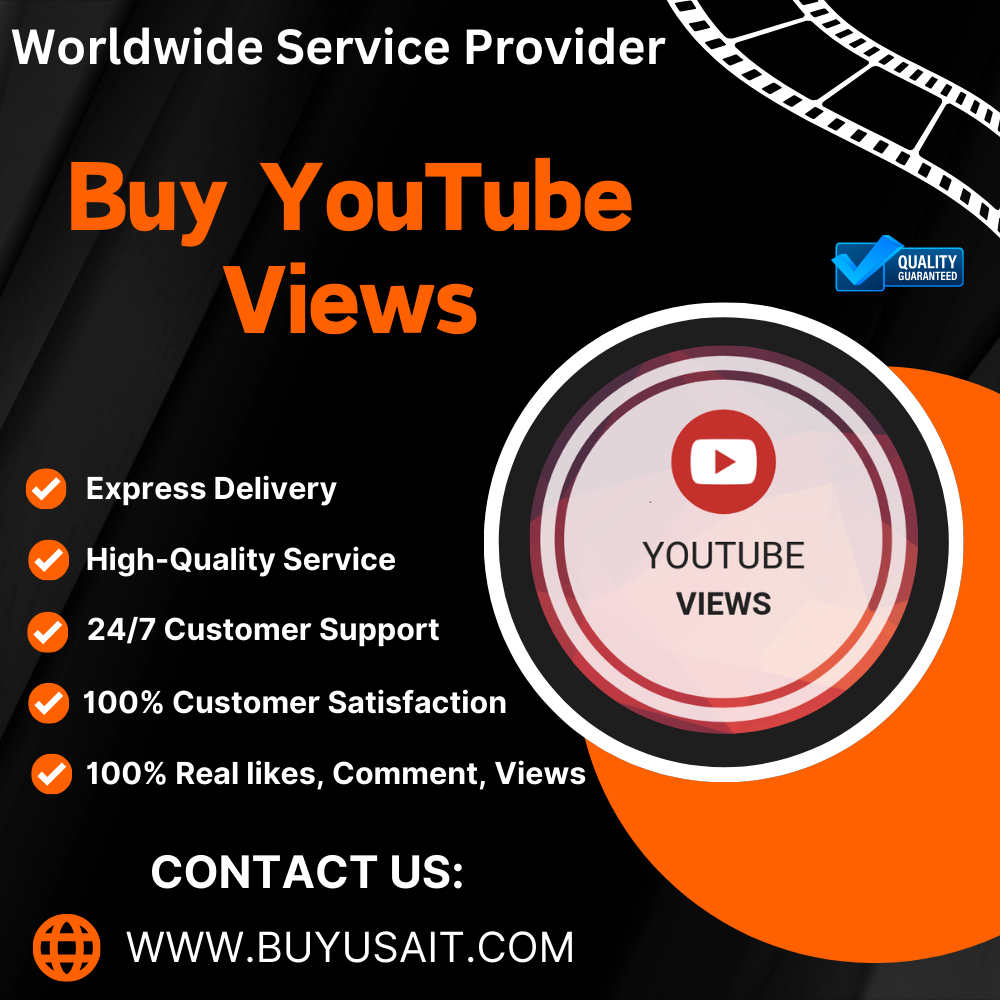 Buy YouTube Views - Real, Instant Delivery
