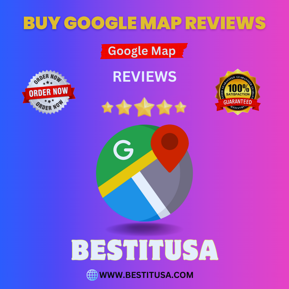BUY GOOGLE MAP REVIEWS - BestItUsa
