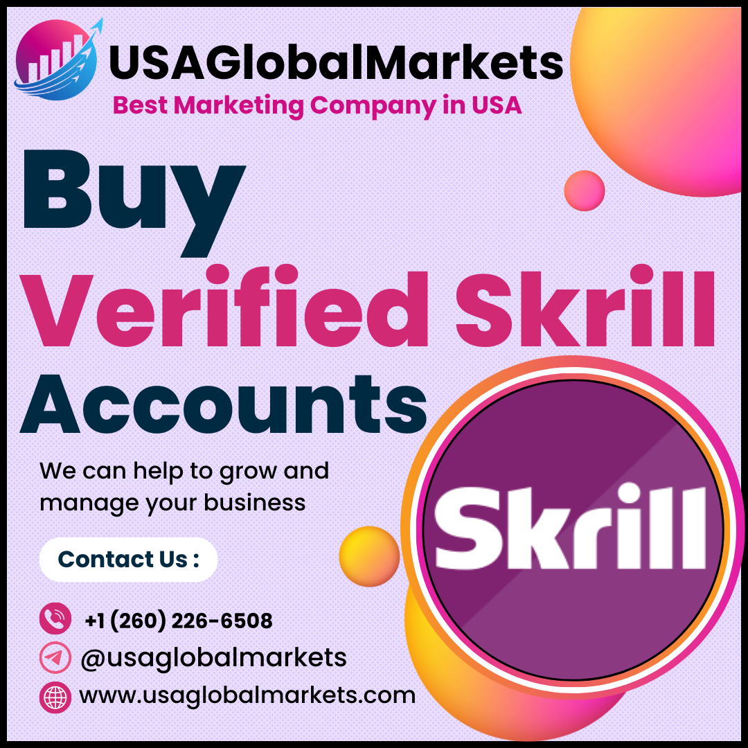 Buy Verified Skrill Accounts - USAGlobalMarkets