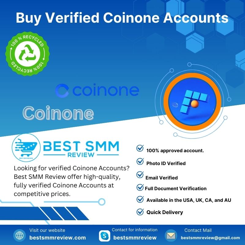 Buy Verified Coinone Accounts - Best SMM Review