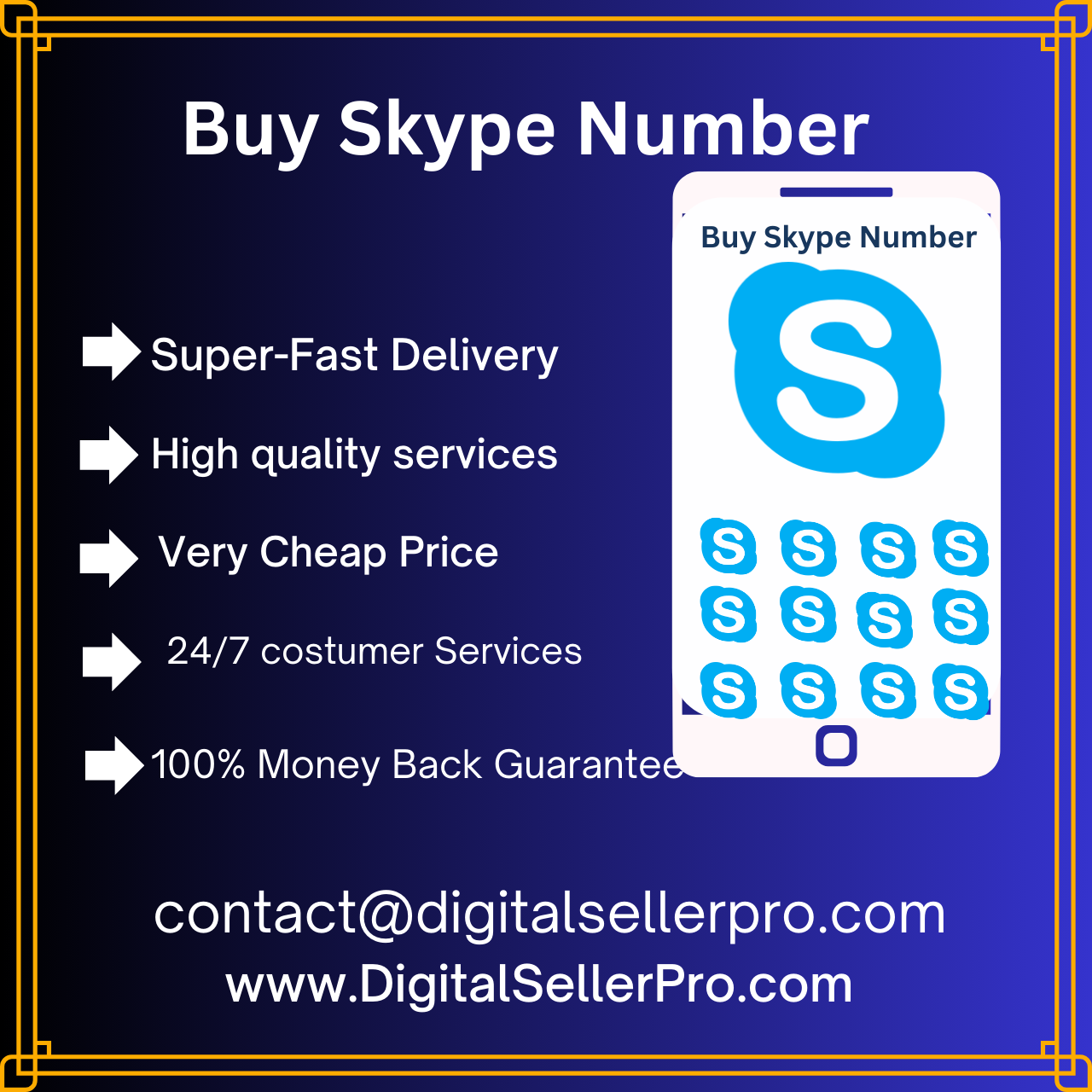Buy Skype Number - Digital Seller Pro