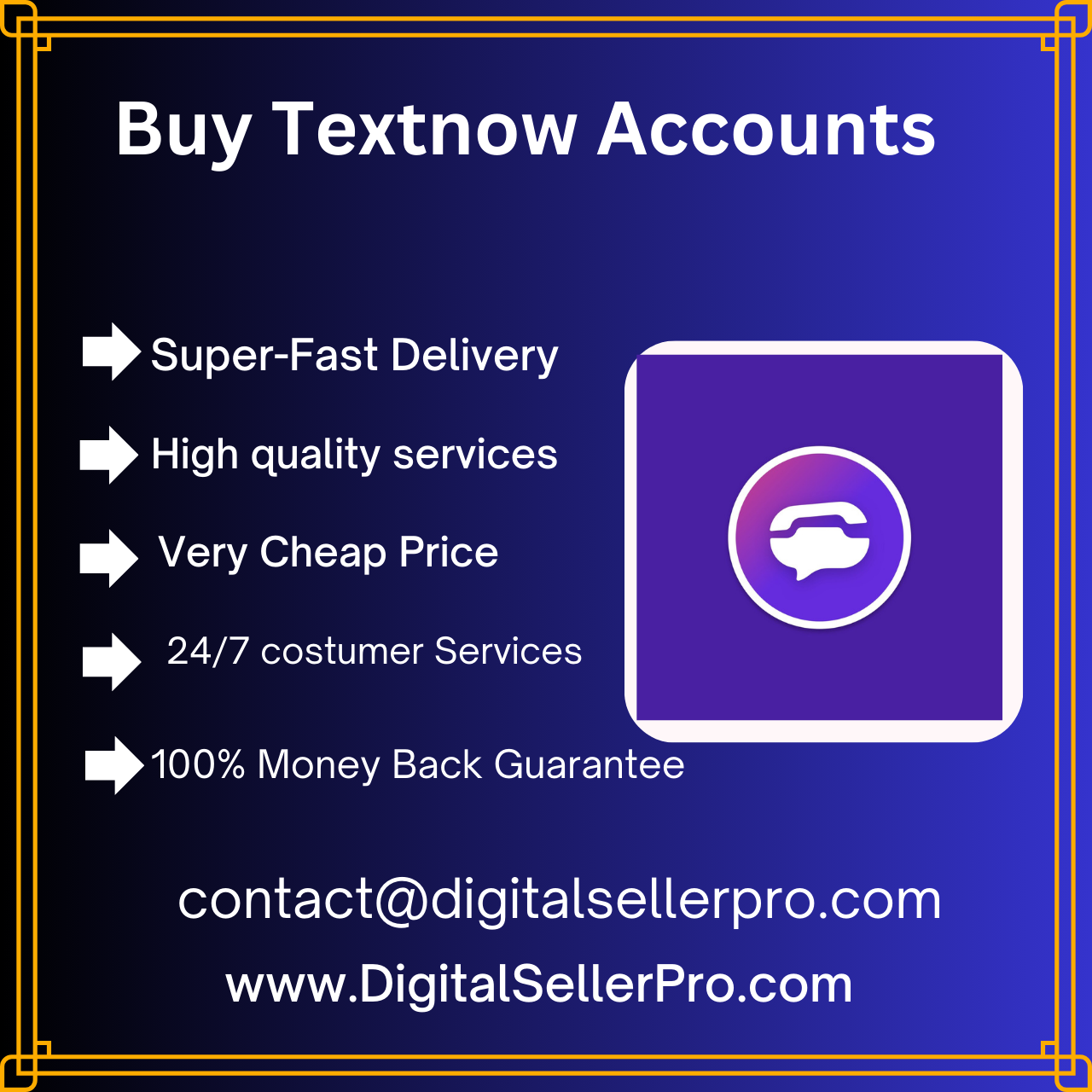 Buy Textnow Accounts - Digital Seller Pro