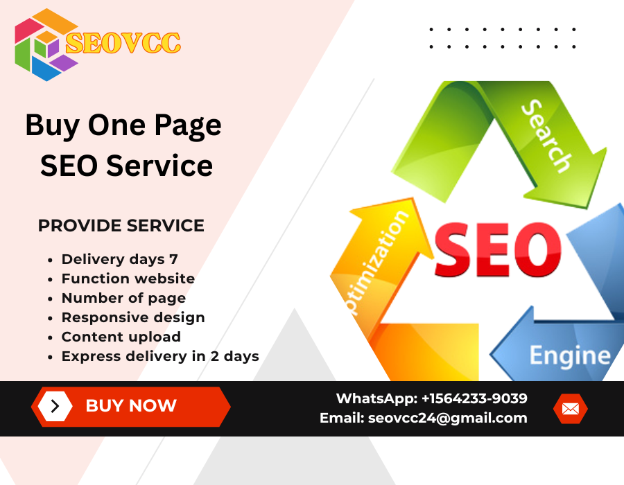 Buy One Page SEO Service - Landing Page Design