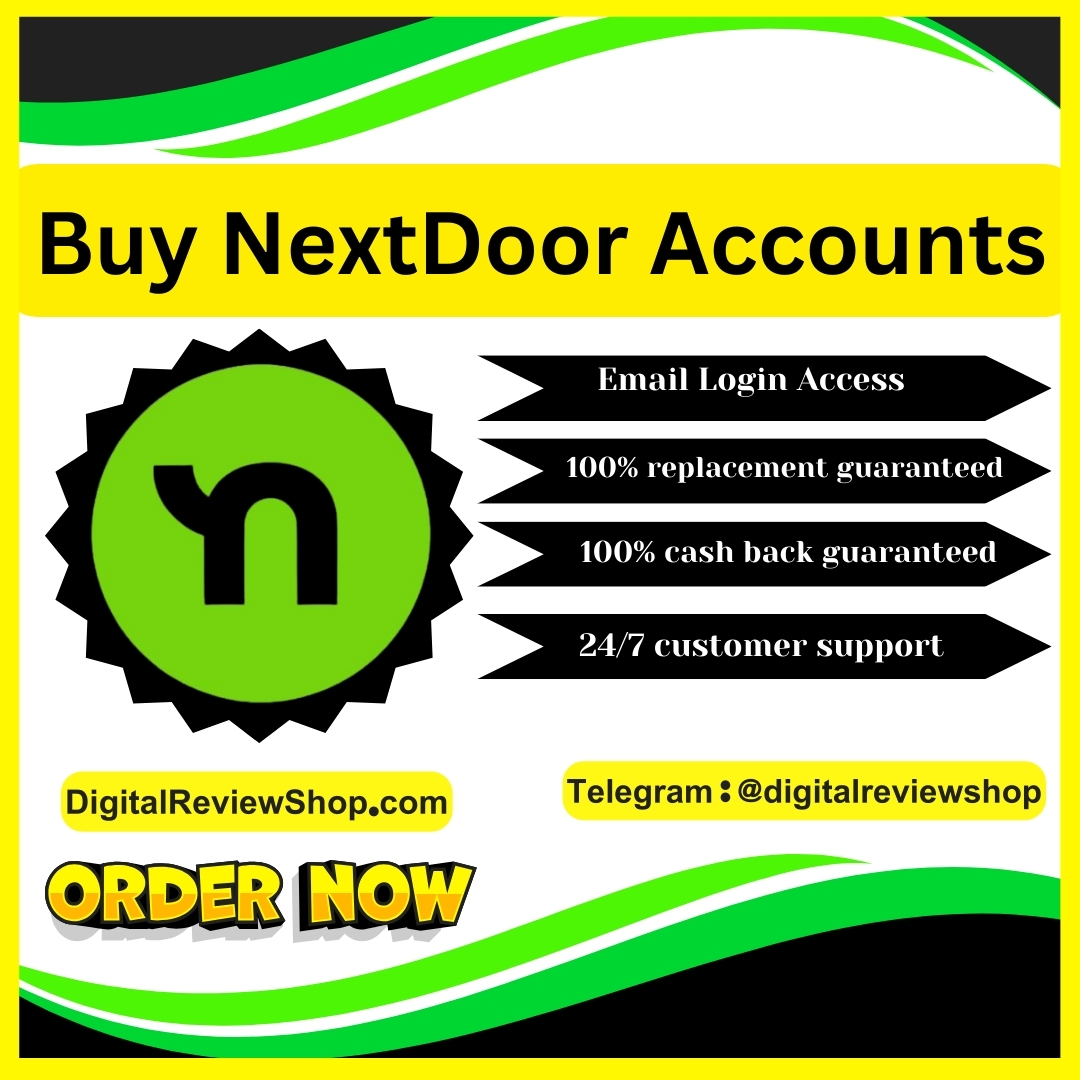 Buy NextDoor Accounts - (Personal & Business)