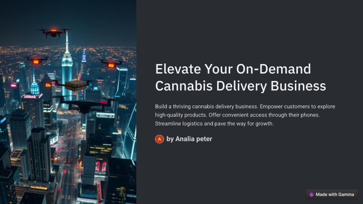 PPT - Elevate-Your-On-Demand-Cannabis-Delivery-Business PowerPoint Presentation - ID:14063468