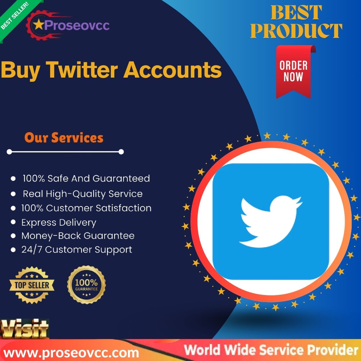 Buy Twitter Accounts - Verified & Aged X Accounts for Sale